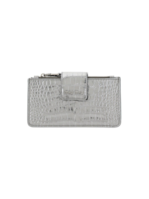 Miu Miu Embossed Clutch Bag