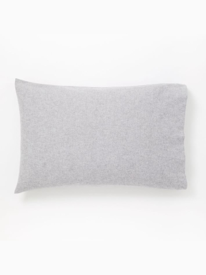 Organic Flannel Solid Pillowcases (set Of 2)