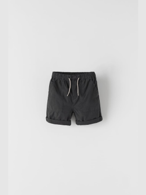 Basic Poplin Shorts