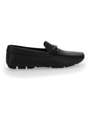 Prada Logo Plaque Loafers