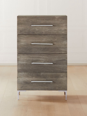 Link Grey Wash Acacia Tall Dresser