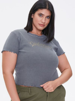 Plus Size California Graphic Tee