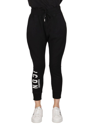 Dsquared2 Icon Logo Print Track Pants