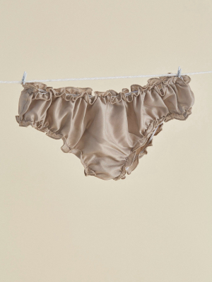 Signature Bloomers In Neutral Silk