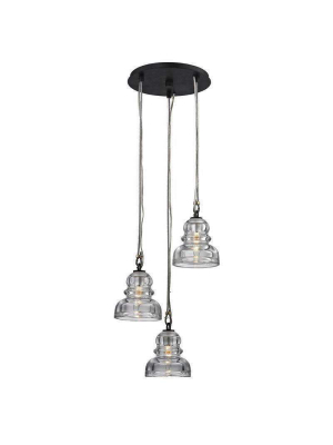 Menlo Park 3lt Pendant Mini Deep Bronze