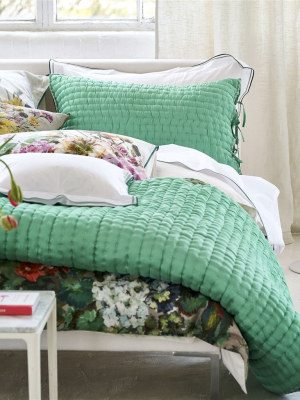 Chenevard Eau De Nil & Celadon Quilts & Pillowcases