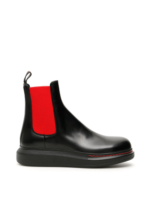 Alexander Mcqueen Hybrid Platform Chelsea Boots