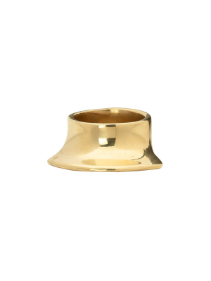 Isidora Ring - Polished Brass