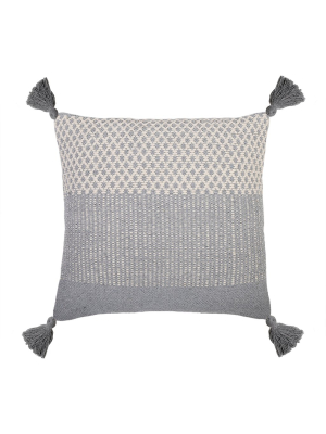 Alice Hand Woven Pillow 20" X 20" With Insert