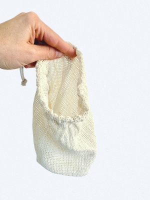 Cotton Mesh Laundry Bag (natural)
