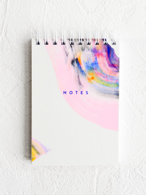 Rainbow Swirl Mini Notepad