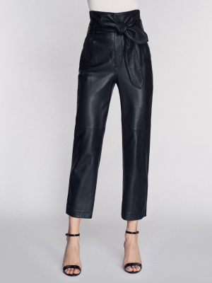 Brennan Leather Pant In Black