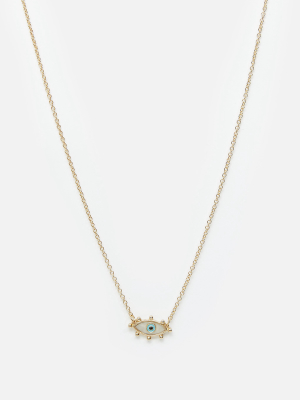 **syd & Ell Pearl Eye Necklace By Skinnydip