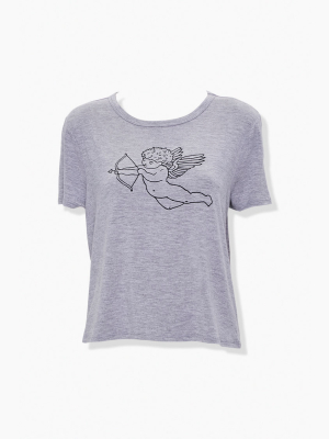 Plus Size Cupid Graphic Tee