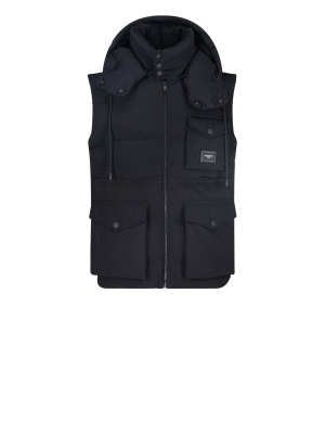 Dolce & Gabbana Quilted Hooded Gilet