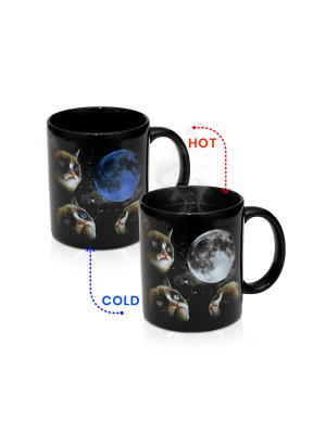 Grumpy Cat Moon Heat Sensitive Color Changing 11oz Coffee Mug