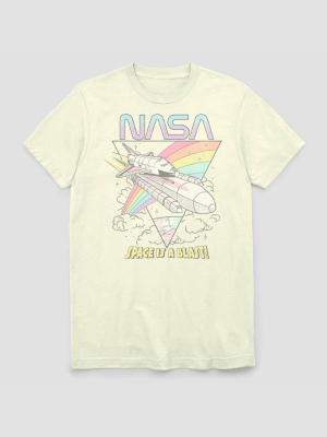 Men's Nasa Space Is A Blast Short Sleeve T-shirt