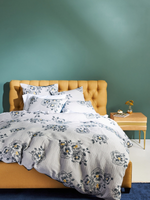 Jacquard-woven Galia Duvet Cover