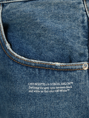 Off-white Cut-out Baggy Jeans