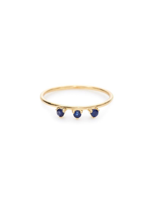 Lily Ring (blue Sapphire)