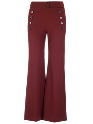 Chloé Wide Leg Tailored Trousers