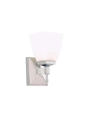 Kent 1 Light Bath Bracket Satin Nickel
