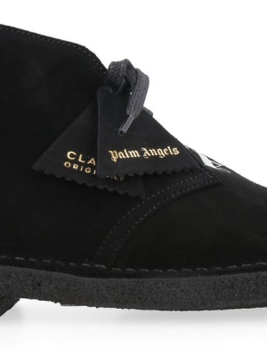 Palm Angels X Clarks Logo Ankle Boots