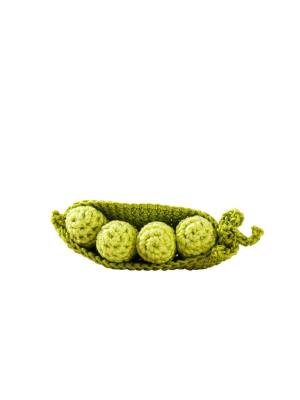 Crocheted Peapod