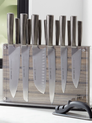 Schmidt Brothers ® Grey Shiplap 15-piece Knife Set
