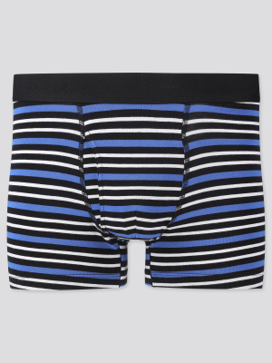 Men Supima© Cotton Striped Boxer Briefs