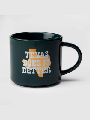 16oz Stoneware Texas Does It Better Mug Navy - Threshold™