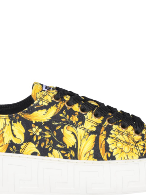 Versace Greca Barocco Print Sneakers