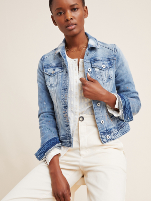 Pilcro Paint-splattered Denim Jacket