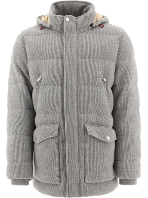 Brunello Cucinelli Hooded Padded Coat