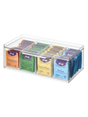 Idesign Crisp Tea Storage Organizer Clear