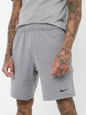 Nike Yoga Hyperdry Shorts In Grey