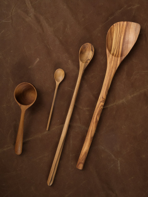 Olive Wood Pointed Baking Spoon