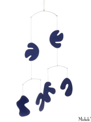 Playful Blue Hanging Mobile