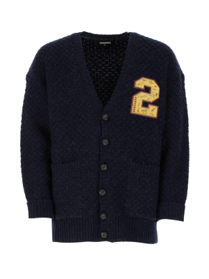 Dsquared2 2 Patch Oversized Cardigan