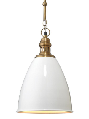 Jamie Young Tavern Pendant In White Metal