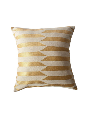 Scarpa Circus Wool Throw Pillow Cover - Ivory