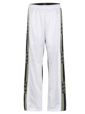 Fendi Ff Motif Tape Mesh Track Pants