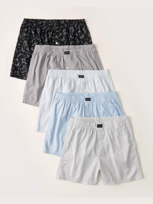 5-pack Woven Boxers