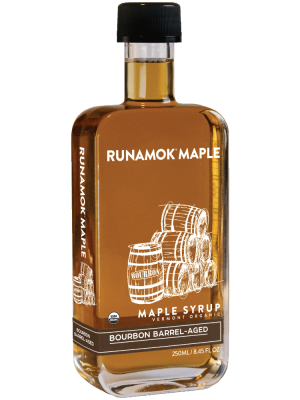 Bourbon Barrel-aged Infused Maple Syrup