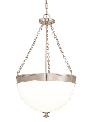 Barrington 3 Light Pendant Polished Nickel