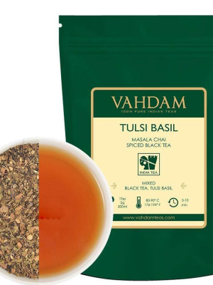 Tulsi Basil Masala Chai Tea, 3.53oz