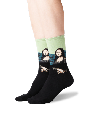 Women's Da Vinci's Mona Lisa Socks