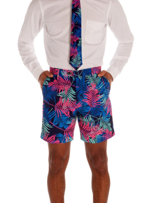 The Tropical Tycoon | Neon Leaves Tie