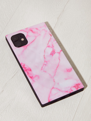 Idecoz Blush Marble Square Iphone 11 Case