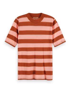 Striped Short Sleeve Tencel™ T-shirt